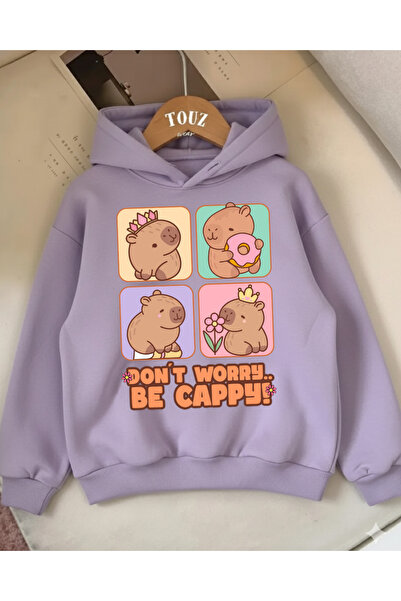 Touz Moda CapiBara Kids 3-σκληρότερο Sweet Hoodie με κουκούλα