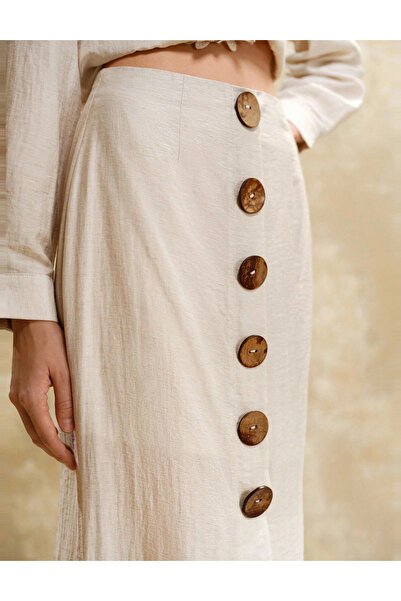 Sheya Shein maxi skirt, beige