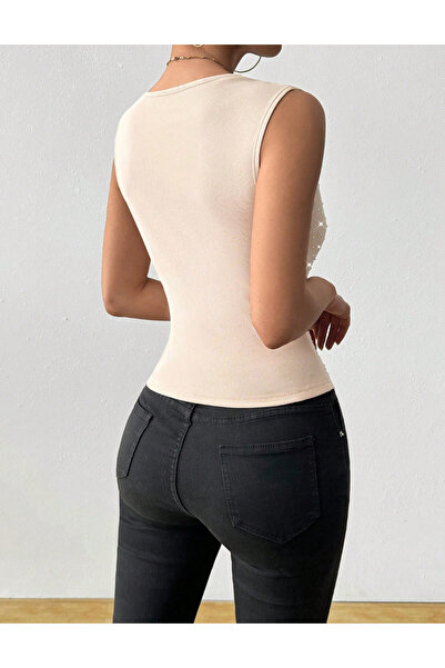 Sheya Shein tank top, beige