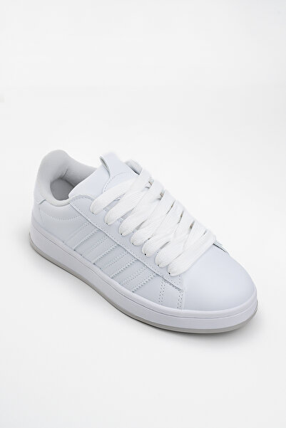 Shupe Women's White Sports Shoes Sneaker