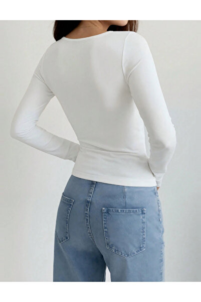 Sheya Shein blouse, white