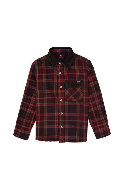 U.S. Polo Assn. Erkek Çocuk Bordo Jean Gömlek 50312194-VR177