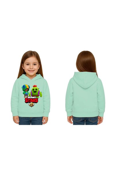 SEDİRLİ Tricou unisex cu imprimeu Brawl Stars pentru copii cu glugă, 3 fire, ...