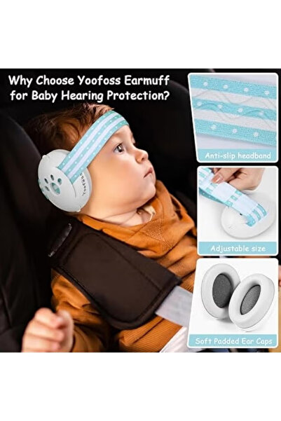 Generic Baby ear protection, noise-reducing earmuffs, prevent hearing damage and improve sleep