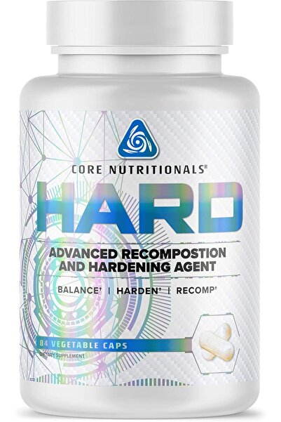 Core Nutritionals HARD Recomposition & Hardening Agent | Hormone Support | 84 Capsules