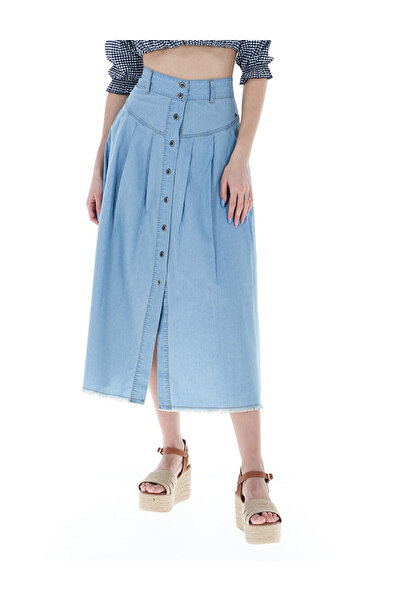 Lee Cooper Fustă midi Lee Cooper, albastru