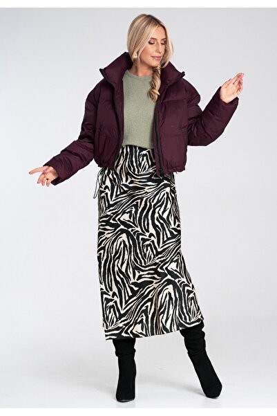 Figl Geacă izolatoare pentru femei - Geacă de damă vișinie M1232 mărimea XL