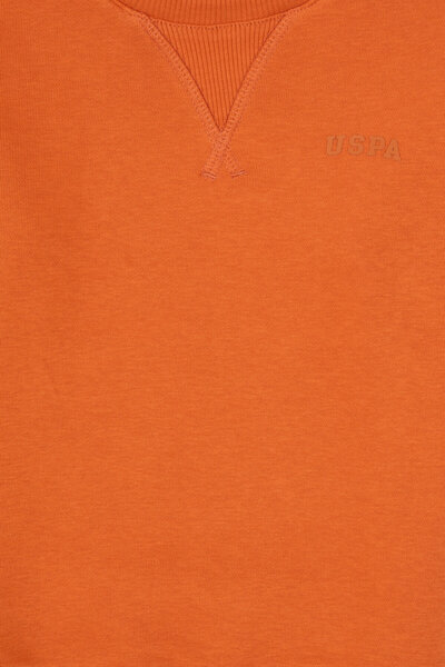 U.S. Polo Assn. Boy's Copper Crew Neck Basic Sweatshirt 50313829-Vr182