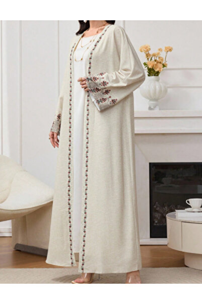 Sheya Shein long cardigan, beige