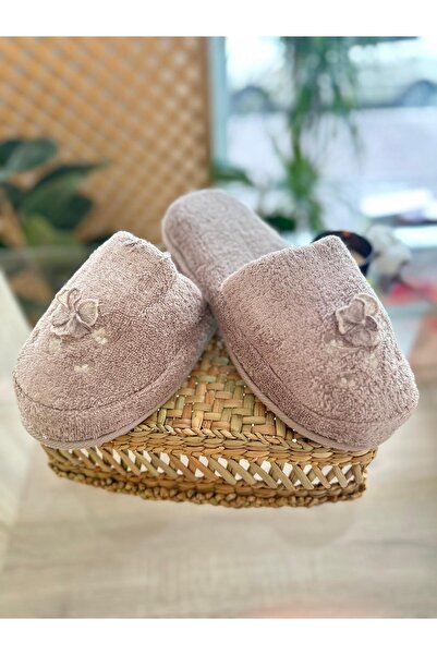 PAMUDOCIA Havlu Terlik - Banyo / Ev Terliği – %100 Pamuk, Kaymaz Taban, Yumuş...