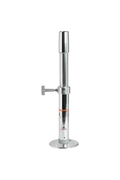TNG Outdoor Telescopic Table Pedestal Aluminum, 500-700 mm, Diameter 50/60 mm, Polished and Anodized Finish