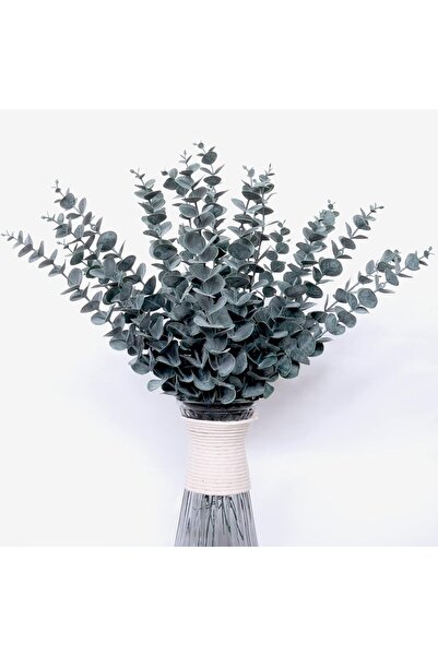 The Bros 24 قطعة من سيقان الكينا، أوراق الكينا الاصطناعية، 18 بوصة، أغصان خضر...