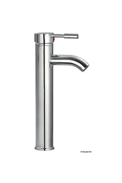 OSCULATI Diana Washbasin Faucet with Ceramic Cartridge, Chrome-plated Brass, A145 B52 C45 D300 E205