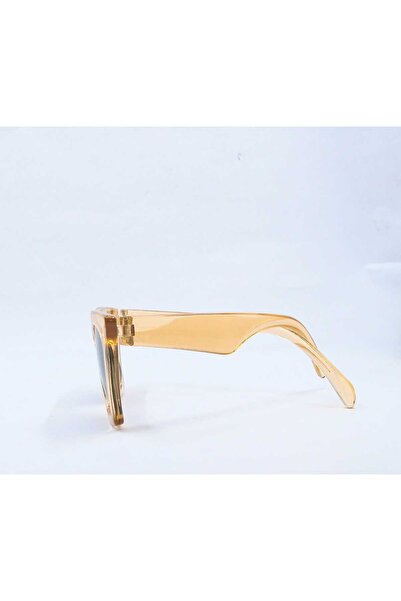 ESRADA Sunglasses Cat Eye Light Brown Smoked Glass 50-15/140