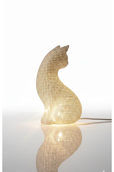 PROJEMX LED AYDINLATMALI KEDİ LAMBASI