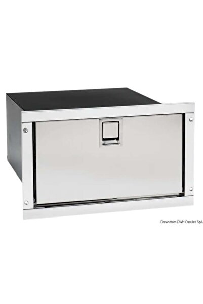 OSCULATI DR85 SS Isothermal Refrigerator, 85 L, 12/24V, Secop Compressor, Removable Drawer, Stainles