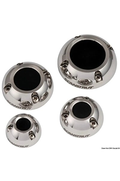 TNG Outdoor Garnitură de cablu verticală din oțel inoxidabil Scanstrut, diametru cablu 12-15 mm, conector 40, dimensiune 69 mm