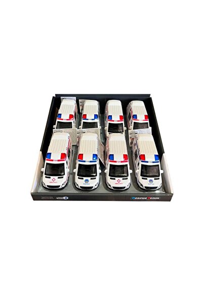 FABBA TOYS HT-7737 Işıklı Sesli Sürtmeli Ambulans ve Polis Aracı – Dayanıklı ...