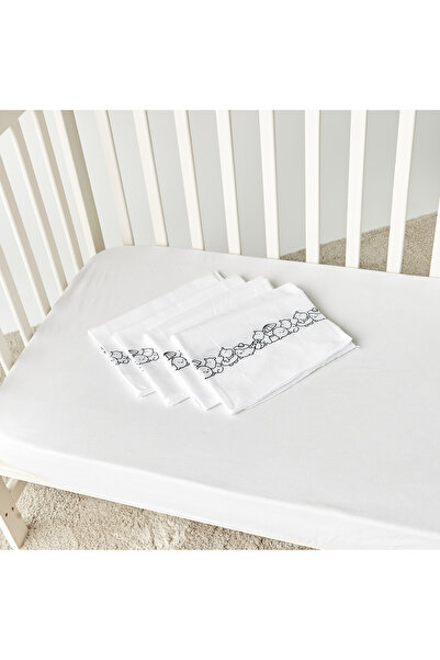 Juniors Graphic Print 4-Piece Swaddle Set - 86x86 cm