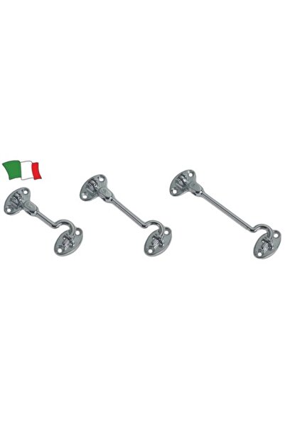 GFN Chrome-plated Brass Bolt, 80 mm Diameter with Fixing Plate