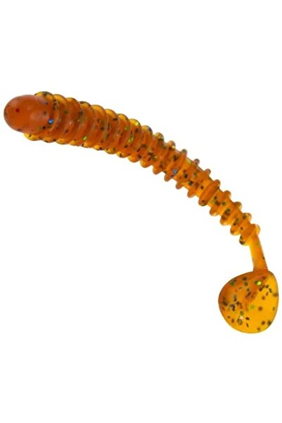 EnergoTeam L&K Floating Long Fly Soft Shad Lure 7cm, καφέ-πορτοκαλί, 5 τεμ./π...