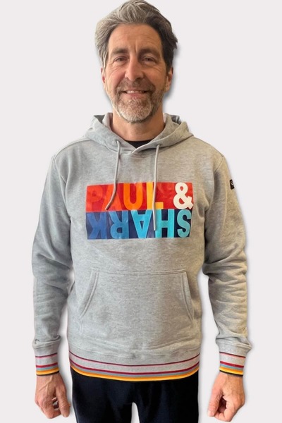 PAUL&SHARK MEN'S HOODED SWEATSHIRT