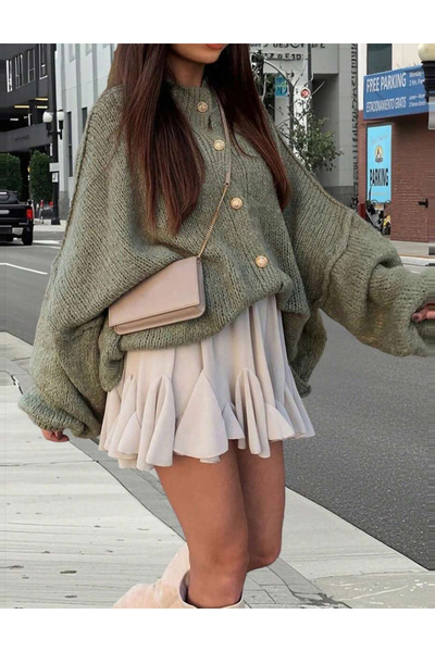 Sheya Shein Curve+ cardigan, khaki