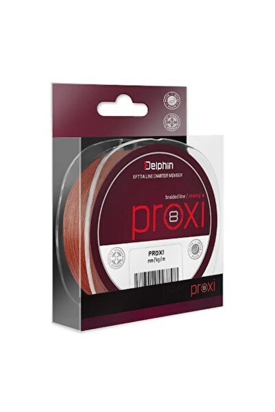 DELPHİN Proxi 8 Braided Fishing Line, Brown, 130-300m, 0.10mm, 12.2lbs