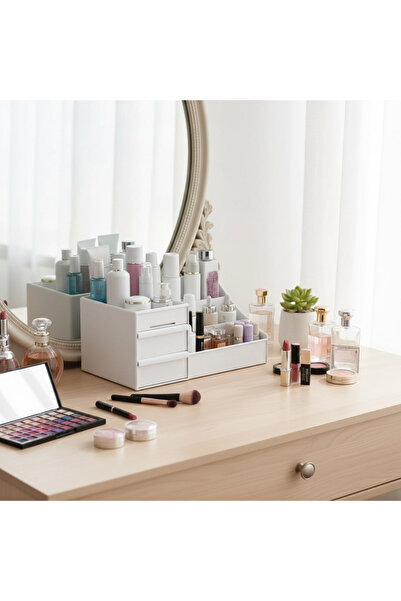 Rembox Multi-Purpose Makeup & Jewelry Organizer with Two Drawers – Modern and Stylish