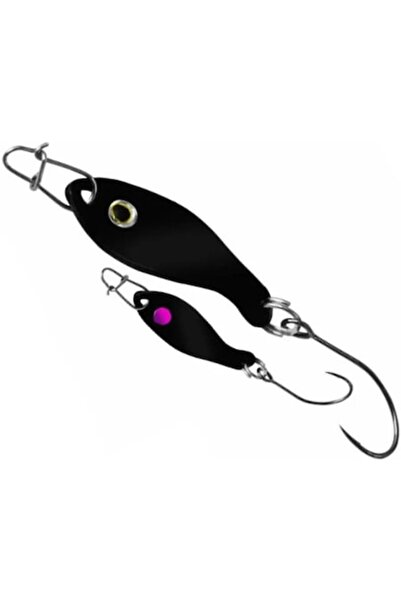 DELPHİN Lingurita Oscilanta Rybo, Culoare Night, 2.5cm, 0.5g, Carlig Nr. 8