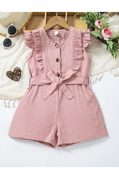 Sheya Shein short jumpsuit, pink