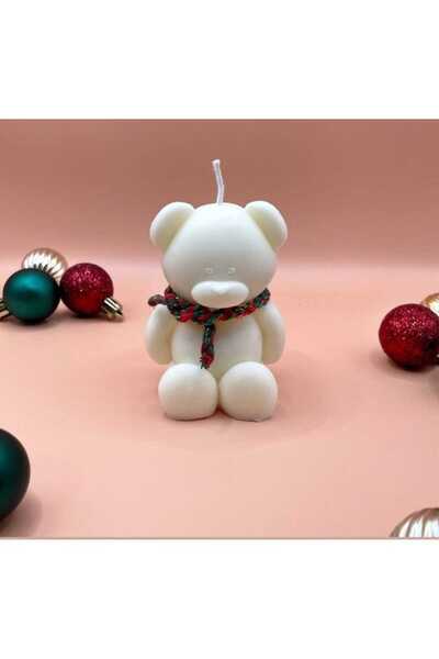 Handmade Decorative Christmas scented soy wax candle - Big Bear