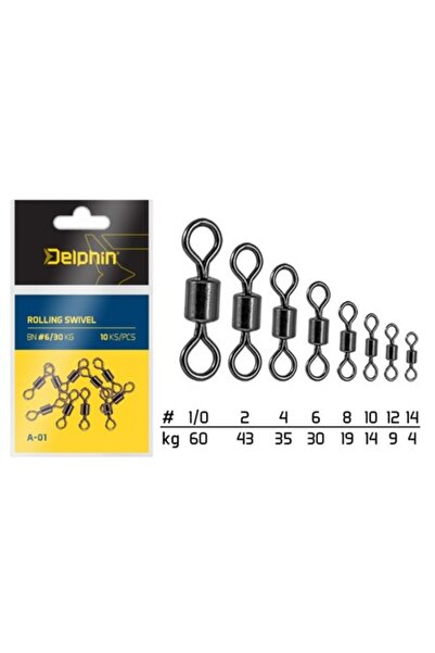 DELPHİN Pivot rotativ A-01, dimensiune 14/4 kg, 10 buc/pachet