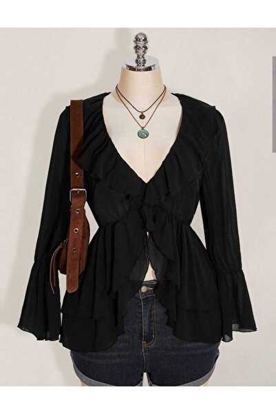 Sheya Shein shirt, black
