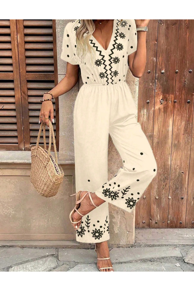 Sheya Shein long jumpsuit, mix colors