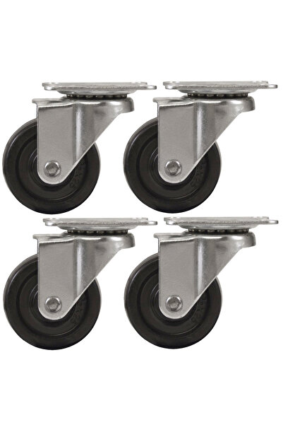 OEM Set 4 Roti Pivotante 50mm NEGRE ROTILE Culoarea Negru