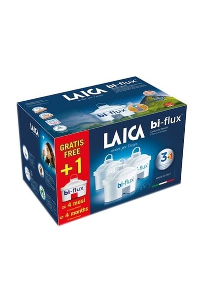LAICA Bi-Flux Water Jug Filters, 3 pcs + 1 free (4 total)