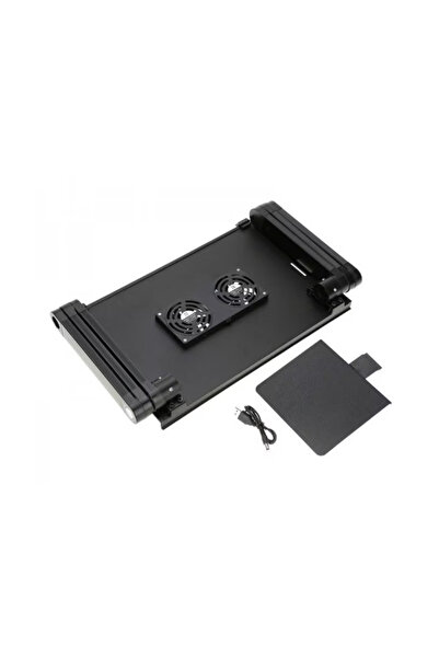 OEM Multifunctional laptop table T8 adjustable 2 fans