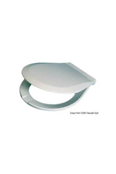 TNG Outdoor Capac de toaletă Duroplast cu închidere silențioasă, compatibil cu modelele 50.213.x și 50.216.x