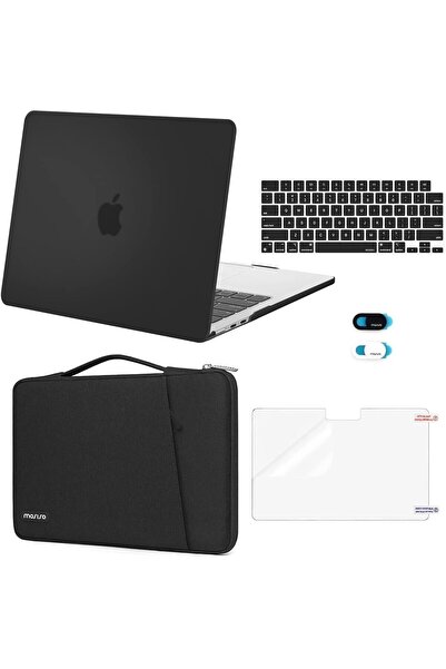 Generic MOSISO Compatible with MacBook Air 13-inch Case (A3113/A2681) Hard Shell + Sleeve, Keyboard & Screen
