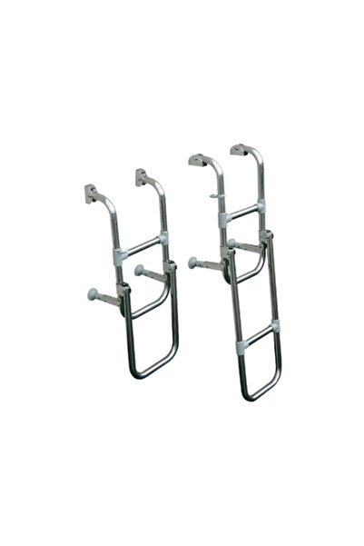 GFN Scara Airbus 4 din Otel Inoxidabil AISI 316, Articulatii PVC, Picioare Te...