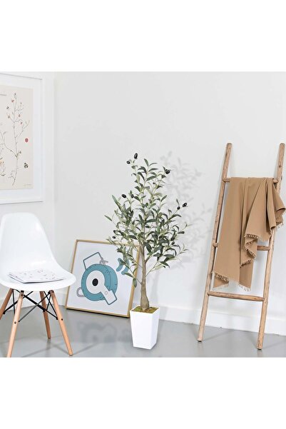 The Bros Yinleus Artificial Olive Tree 95cm Faux Olive Tree with Lifelike Fruits