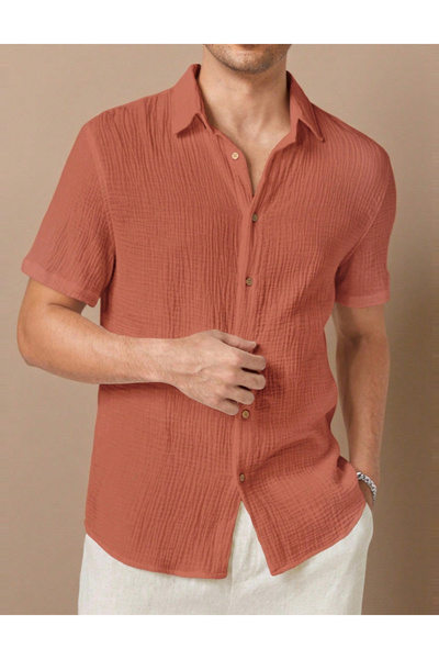 Sheya Shein MANFINITY short sleeve shirt, red