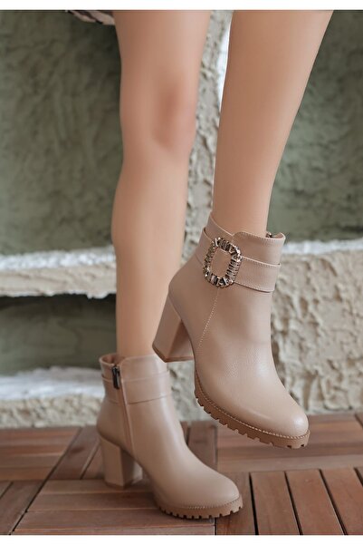 tayyarshoes Kana Mid-Heeled Short Boots Are Comfortable for Daily Use