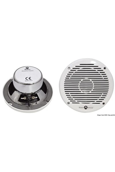 TNG Outdoor Boxă Rivera, Albă, 80W, Rezistentă la UV, Magnet de ferită, Con d...