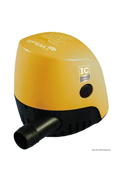 TNG Outdoor Pompă de santină automată Whale Orca 1300 GPH 12/24V, Debit maxim 82 L/min, Carcasă ABS, Senzor electronic
