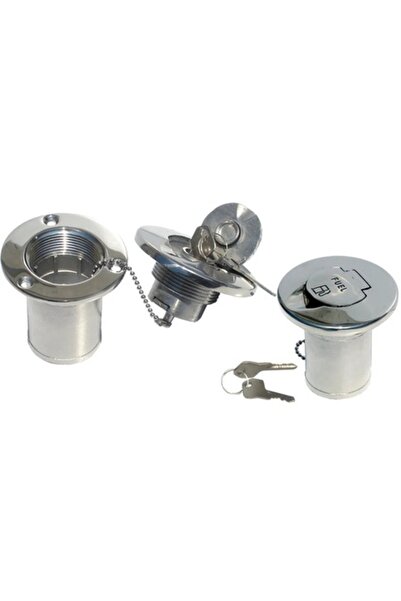 GFN Capac rezervor combustibil din oțel inoxidabil cu cheie, diametru interior 40 mm, diametru exterior 87 mm, 820 g