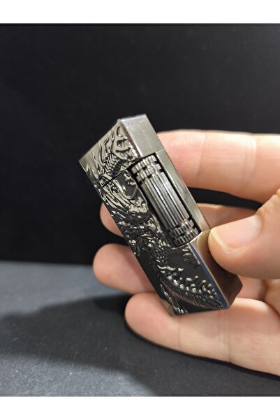 enyatakı Dupont slim fit ejderha modeli metal kaliteli tarz çakmak