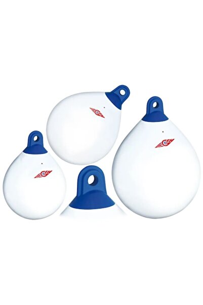 GFN Balon de acostare rotund, alb, diametru 550 mm, înălțime 730 mm