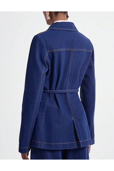 Sheya Shein Denim Jacket, blue